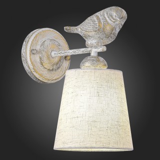 SLE1155-501-01 Светильник настенный Белый/Серый E27 1*40W LAVINIA-foto4