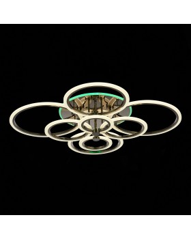 SLE500582-08RGB Светильник потолочный Темный хром/Белый LED 1*212W RGB 15W 3000-6000K CERINA-foto7