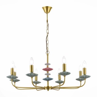 SLE1117-203-08 Люстра подвесная Золотистый E14 8*40W ATTIC-foto4