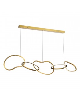 SL6505.203.50 Светильник подвесной ST-Luce Золотистый/Золотистый LED 1*50W 4000K ABRA SL6505.203.50 Светильник подвесной ST-Luce Золотистый/Золотистый LED 1*50W 4000K ABRA