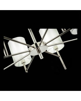 SLE107303-08 Светильник подвесной Никель/Белый E14 8*40W NOIA-foto6