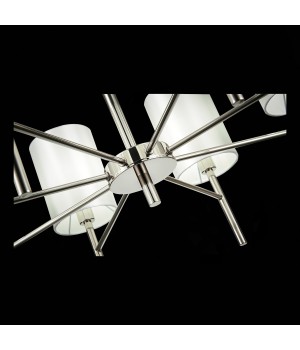 SLE107303-08 Светильник подвесной Никель/Белый E14 8*40W NOIA-foto6