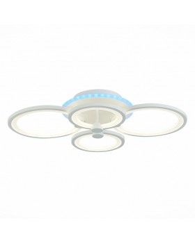 SLE200352-04RGB Светильник потолочный Белый/Белый LED 1*100W RGB 8W 3000-6000K LETO