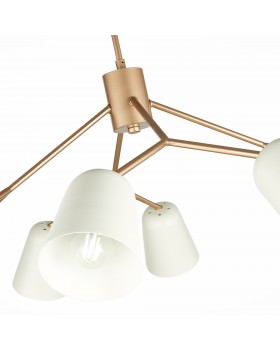 SLE155902-08 Люстра потолочная Золотистый/Белый E14 8*40W MARIO-foto10