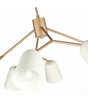 SLE155902-08 Люстра потолочная Золотистый/Белый E14 8*40W MARIO-foto10