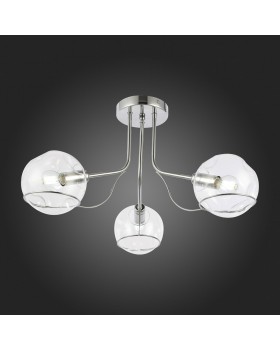 SLE102502-03 Люстра потолочная Хром/Прозрачный E14 3*40W BACA-foto7