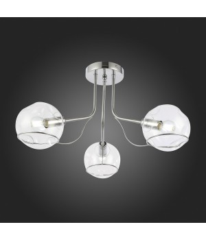 SLE102502-03 Люстра потолочная Хром/Прозрачный E14 3*40W BACA-foto7