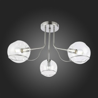 SLE102502-03 Люстра потолочная Хром/Прозрачный E14 3*40W BACA-foto7