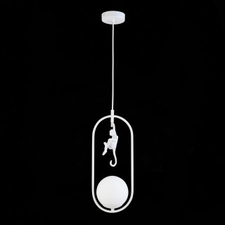 SLE115123-01 Светильник подвесной Белый/Белый E27 1*60W TENATO-foto5