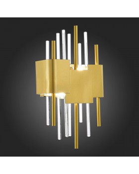 SL1633.201.02 Бра ST-Luce Матовое золото/Матовое золото,Прозрачный E14 2*40W OLVERA-foto4