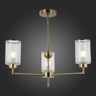 SLE1046-302-03 Люстра потолочная Бронза/Прозрачный E27 3*60W VESTRE-foto5