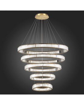 SL1622.313.05 Люстра подвесная ST-Luce Латунь/Прозрачный LED 1*285W 4000K TIVOLI-foto4