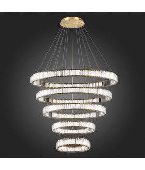 SL1622.313.05 Люстра подвесная ST-Luce Латунь/Прозрачный LED 1*285W 4000K TIVOLI-foto4