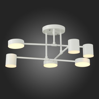 SLE201052-06 Люстра потолочная Белый/Белый LED 6*7W 4000K NOBEL-foto10