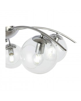 SLE102602-05 Люстра потолочная Хром/Прозрачный E14 5*40W RATELLA-foto3