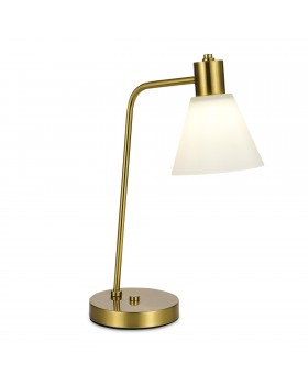 SLE1561-304-01 Прикроватная лампа Латунь/Белый E27 1*60W ARKI-foto2