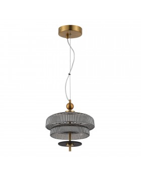 SL6122.303.01 Светильник подвесной ST-Luce Латунь/Латунь, Дымчатый LED 1*8W 3000K ORIENTAL-foto2