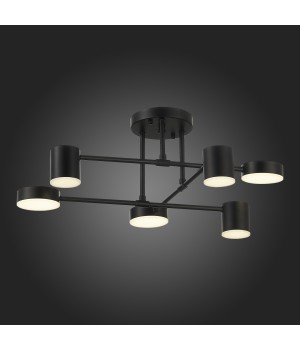 SLE201042-06 Люстра потолочная Черный/Черный LED 6*7W 4000K NOBEL-foto9