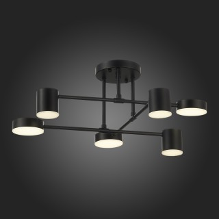 SLE201042-06 Люстра потолочная Черный/Черный LED 6*7W 4000K NOBEL-foto9