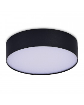 ST606.442.27 Светильник потолочный Черный LED 1*27W 4000K 2 340Lm Ra>85 120° IP20 D220xH55 185-265V Накладные светильники-foto2