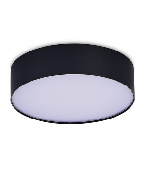 ST606.442.27 Светильник потолочный Черный LED 1*27W 4000K 2 340Lm Ra>85 120° IP20 D220xH55 185-265V Накладные светильники-foto2