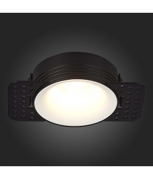 ST218.458.01 Св-к встр. Черный GU10 1*50W IP20 D85xH30 165-265V Без ламп Встраиваемые светильники-foto4