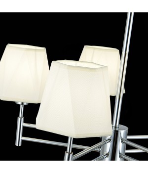 SLE105403-05 Люстра подвесная Хром/Белый E14 5*40W LAGORO-foto6