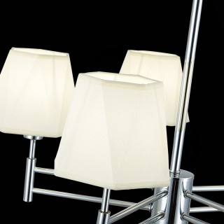 SLE105403-05 Люстра подвесная Хром/Белый E14 5*40W LAGORO-foto6