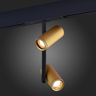 ST808.236.16 Магнитный трековый светильник Золотистый LED 1*16W 3000K 1 100Lm Ra>90 36° IP20 D45xH240 48VV SKYLINE 48-foto5