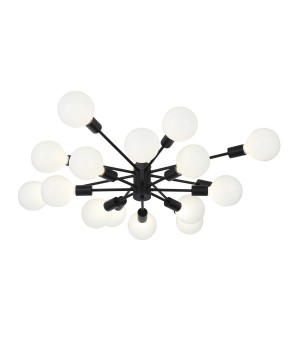 SL419.402.16 Люстра потолочная Черный E27 16*60W ANO-foto2