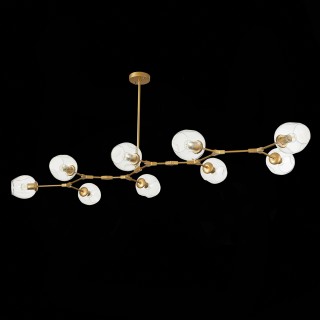 SLE154823-09 Люстра подвесная Золотистый/Прозрачный E27 9*40W RAMETTO-foto4