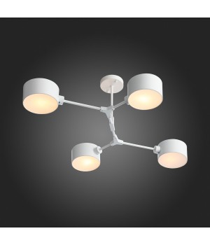 SLE183502-04 Люстра потолочная Белый/Белый E14 4*60W GIMENTO-foto4