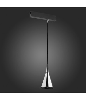 ST502.103.01 Св-к трек. Хром E27 1*40W IP20 D140xH300 180-240V Без ламп SKYLINE 220-foto3