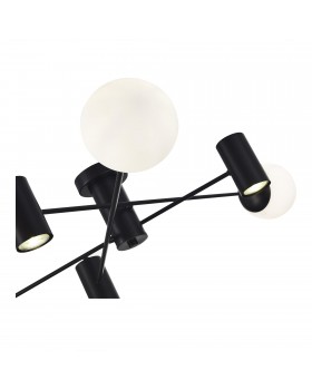 SLE1105-402-06 Светильник потолочный Черный/Белый GU10+E27 3+3*5+60W RAITO-foto3