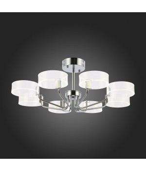 SLE283102-08 Люстра потолочная Хром/Белый LED 8*8W 3000K SOLLA-foto7