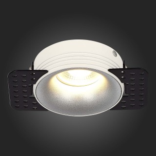 ST218.518.01 Св-к встр. Белый GU10 1*50W  IP20 D85xH30 165-265V Без ламп Встраиваемые светильники-foto4