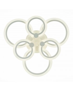 SLE500652-06 Светильник потолочный Белый/Белый LED 1*108W 3000-6000K CERINA-foto6