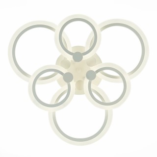 SLE500652-06 Светильник потолочный Белый/Белый LED 1*108W 3000-6000K CERINA-foto6