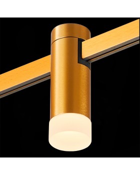ST812.206.03 Магнитный трековый светильник FARM Золотистый LED 1*3W 3000K 93Lm Ra90 120 IP20 D29xH90 24V FARM-foto6