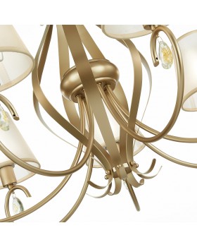 SLE111403-07 Люстра подвесная Шампань/Шампань E14 7*40W FOGGIA-foto3