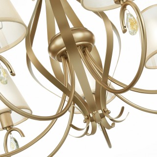 SLE111403-07 Люстра подвесная Шампань/Шампань E14 7*40W FOGGIA-foto3