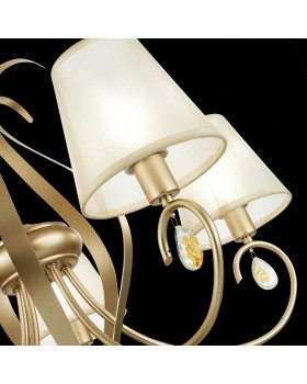 SLE111403-05 Люстра подвесная Шампань/Шампань E14 5*40W FOGGIA-foto6