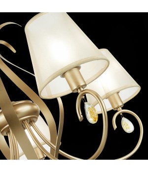 SLE111403-05 Люстра подвесная Шампань/Шампань E14 5*40W FOGGIA-foto6