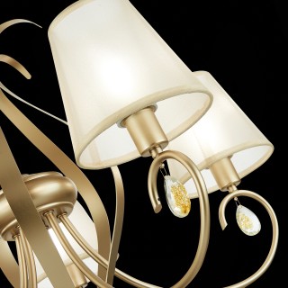 SLE111403-05 Люстра подвесная Шампань/Шампань E14 5*40W FOGGIA-foto6