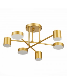 SLE201022-06 Светильник потолочный Золотистый/Золотистый LED 6*7W 4000K NOBEL-foto13
