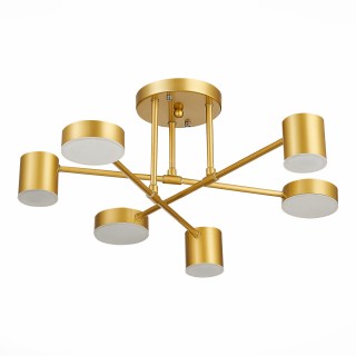 SLE201022-06 Светильник потолочный Золотистый/Золотистый LED 6*7W 4000K NOBEL-foto13