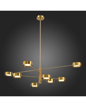 SL6504.302.08 Светильник потолочный ST-Luce Латунь/Латунь LED 8*5W 3000K VICO-foto5