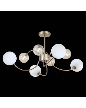 SLE220922-08 Люстра потолочная Золотистый/Белый, Янтарный G9 8*5W FORMAE-foto4