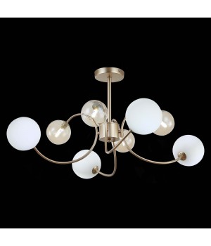 SLE220922-08 Люстра потолочная Золотистый/Белый, Янтарный G9 8*5W FORMAE-foto4