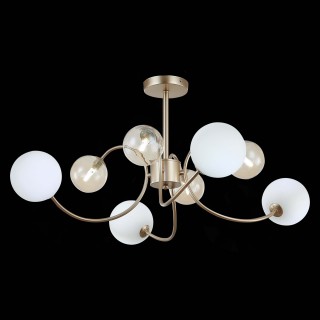 SLE220922-08 Люстра потолочная Золотистый/Белый, Янтарный G9 8*5W FORMAE-foto4